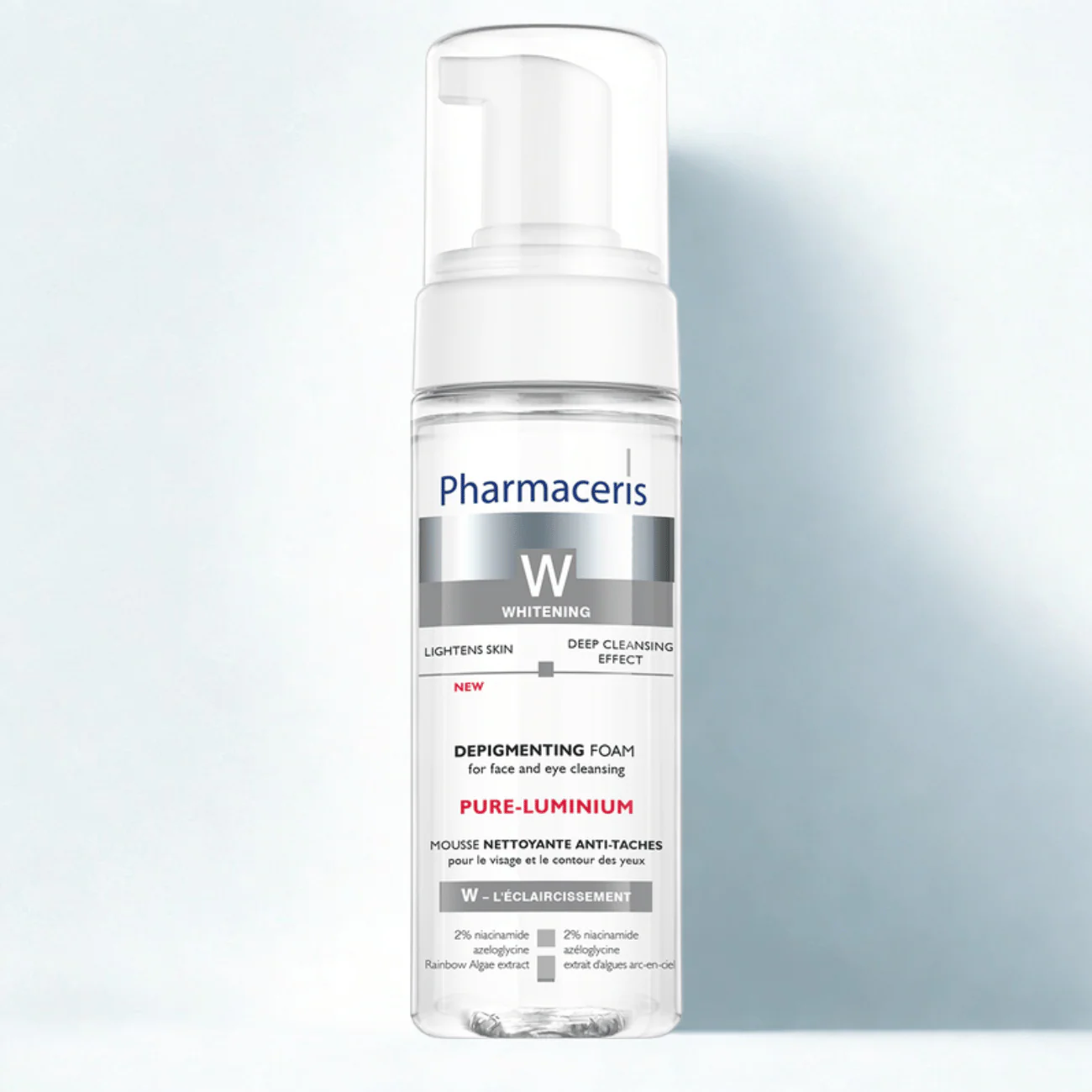 Pharmaceris W Puri-Albucin Mousse Éclaircissante Nettoyante 150ml