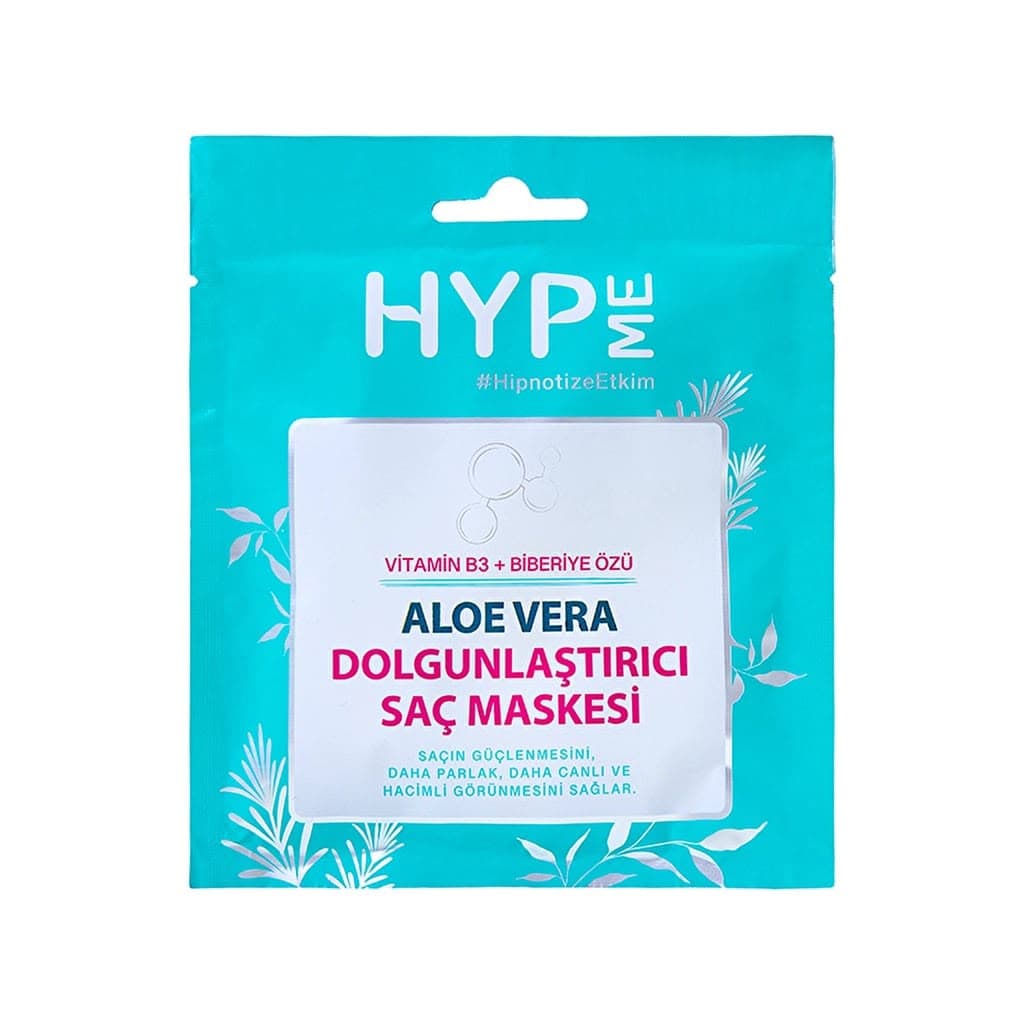 HypeMe Masque Capillaire Repulpant/Volumateur à l'Aloe Vera