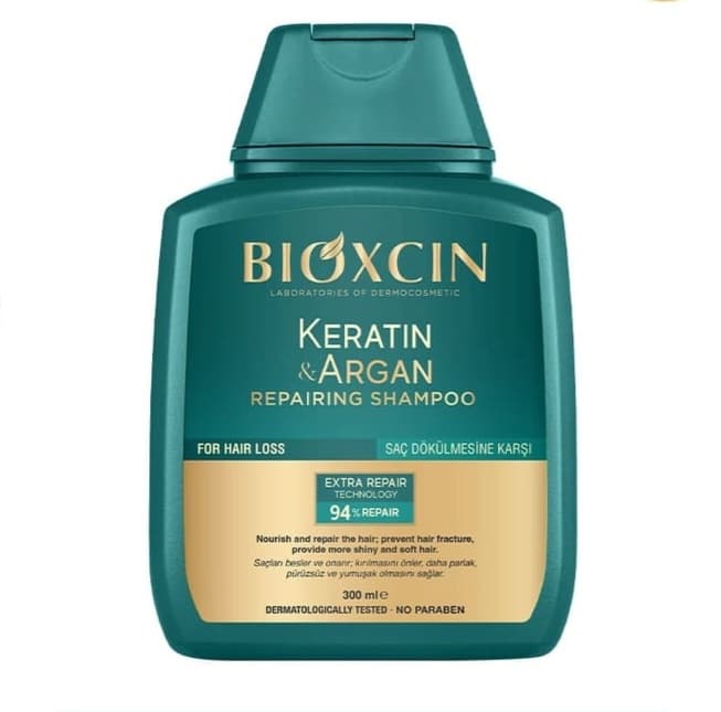 Bioxcin keratin & Argan Repairing Shampooing Quotidien 300ml
